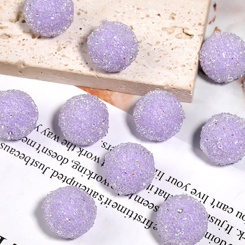Wholesale DIY Sparkling Rhinestone Soft Sugar Beads